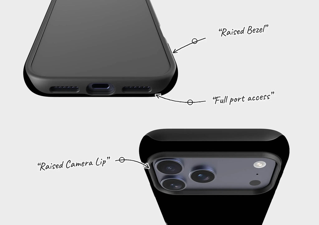 Simple Range Black — Magsafe Tough Case for iPhone — Finnaij