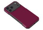 Simple Range Burgundy Orchid — Impact Armour MagSafe Case for iPhone — Finnaij