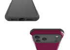 Simple Range Burgundy Orchid — Impact Armour MagSafe Case for iPhone — Finnaij