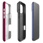 Simple Range Burgundy Orchid — MagSafe Tough Case for iPhone — Finnaij