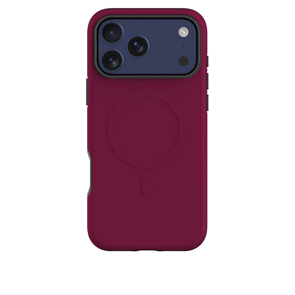 Simple Range Burgundy Orchid — MagSafe Tough Case for iPhone — Finnaij