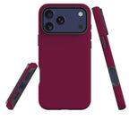 Simple Range Burgundy Orchid — Tough Case for iPhone — Three Quarter — Finnaij