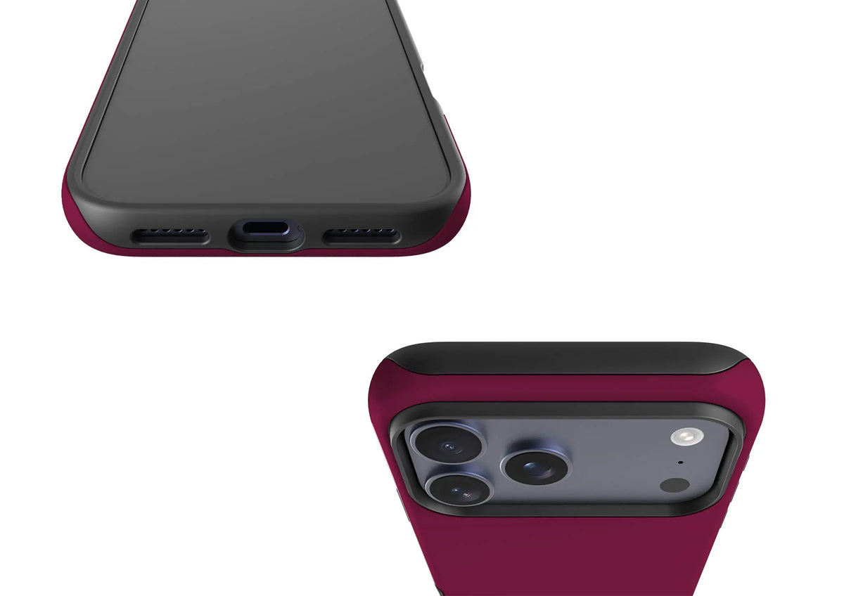 Simple Range Burgundy Orchid — Tough Case for iPhone — Finnaij