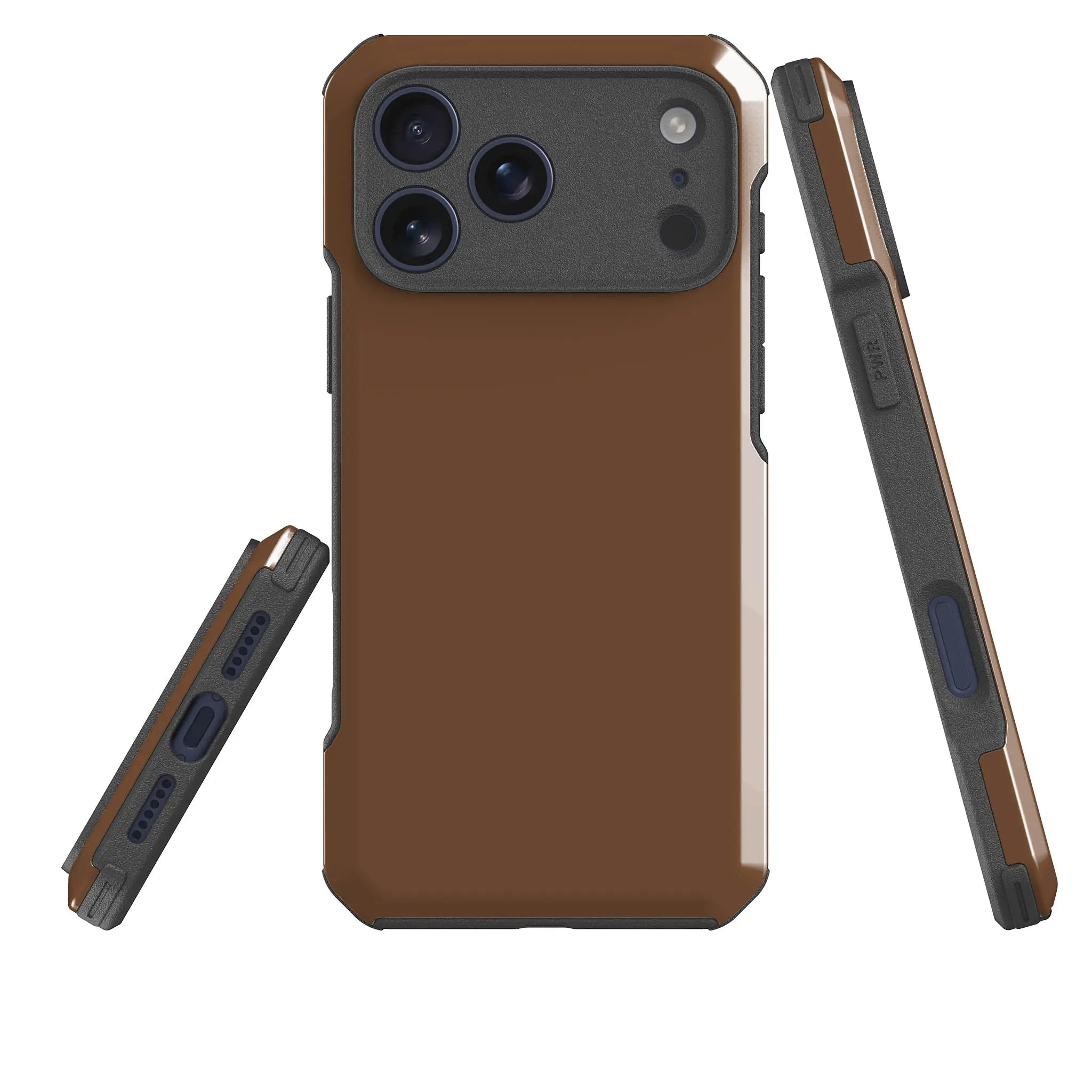 Simple Range Chocolate Lover — Impact Armour MagSafe Case for iPhone — Three Quarter — Finnaij