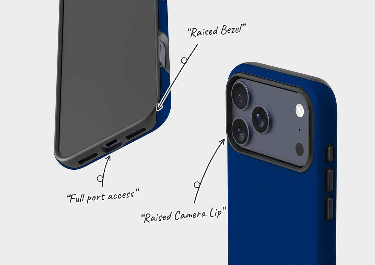 Simple Range Finnish Blue — Magsafe Tough Case for iPhone — Finnaij