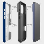 Simple Range Finnish Blue — Magsafe Tough Case for iPhone — Finnaij