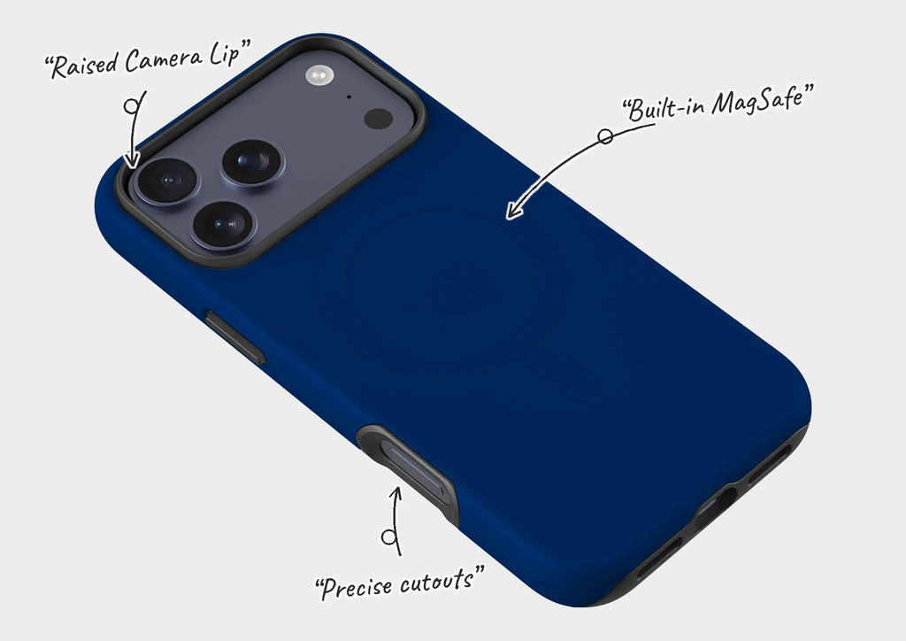 Simple Range Finnish Blue — Magsafe Tough Case for iPhone — Finnaij
