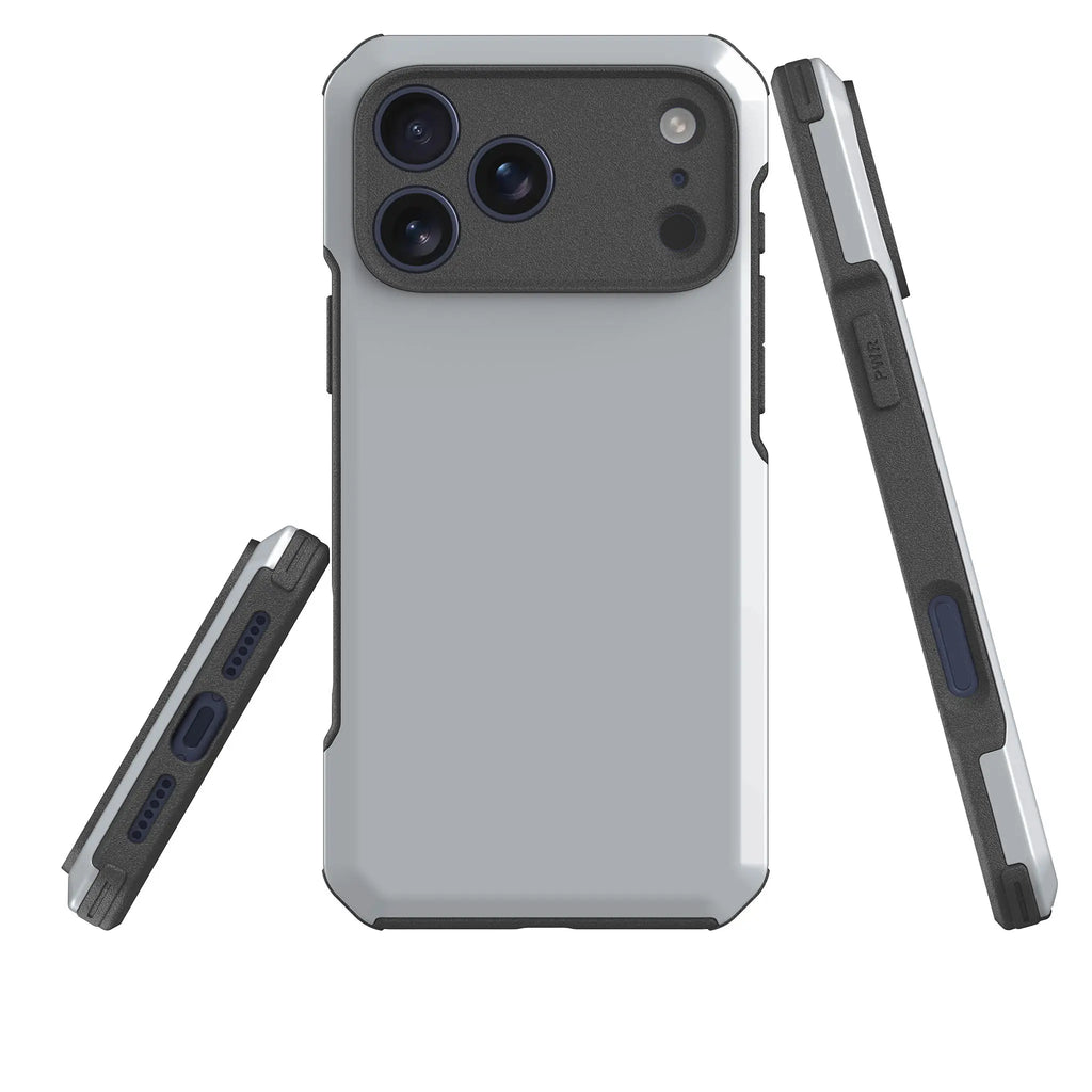 Simple Range Light Steel — Impact Armour MagSafe Case for iPhone — Three Quarter — Finnaij