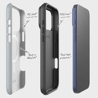 Simple Range Light Steel — Magsafe Tough Case for iPhone — Finnaij