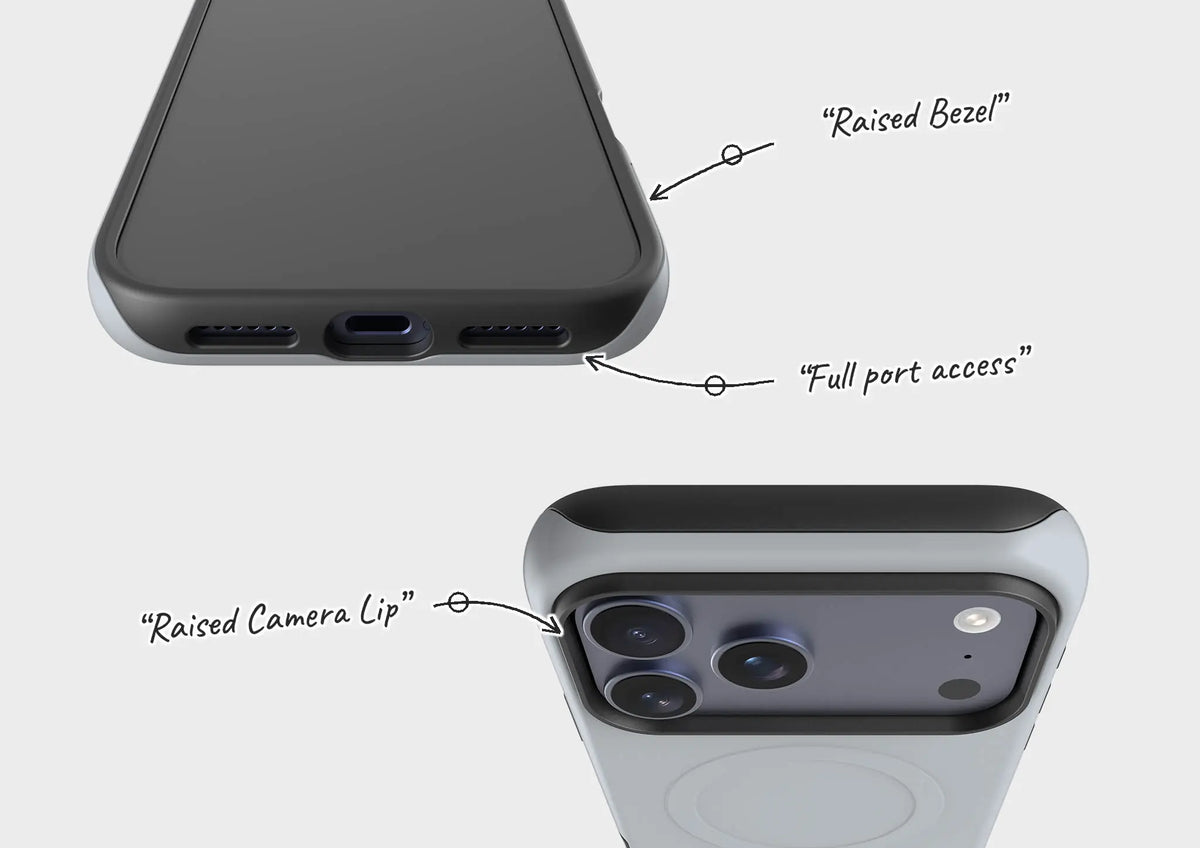 Simple Range Light Steel — Magsafe Tough Case for iPhone — Finnaij