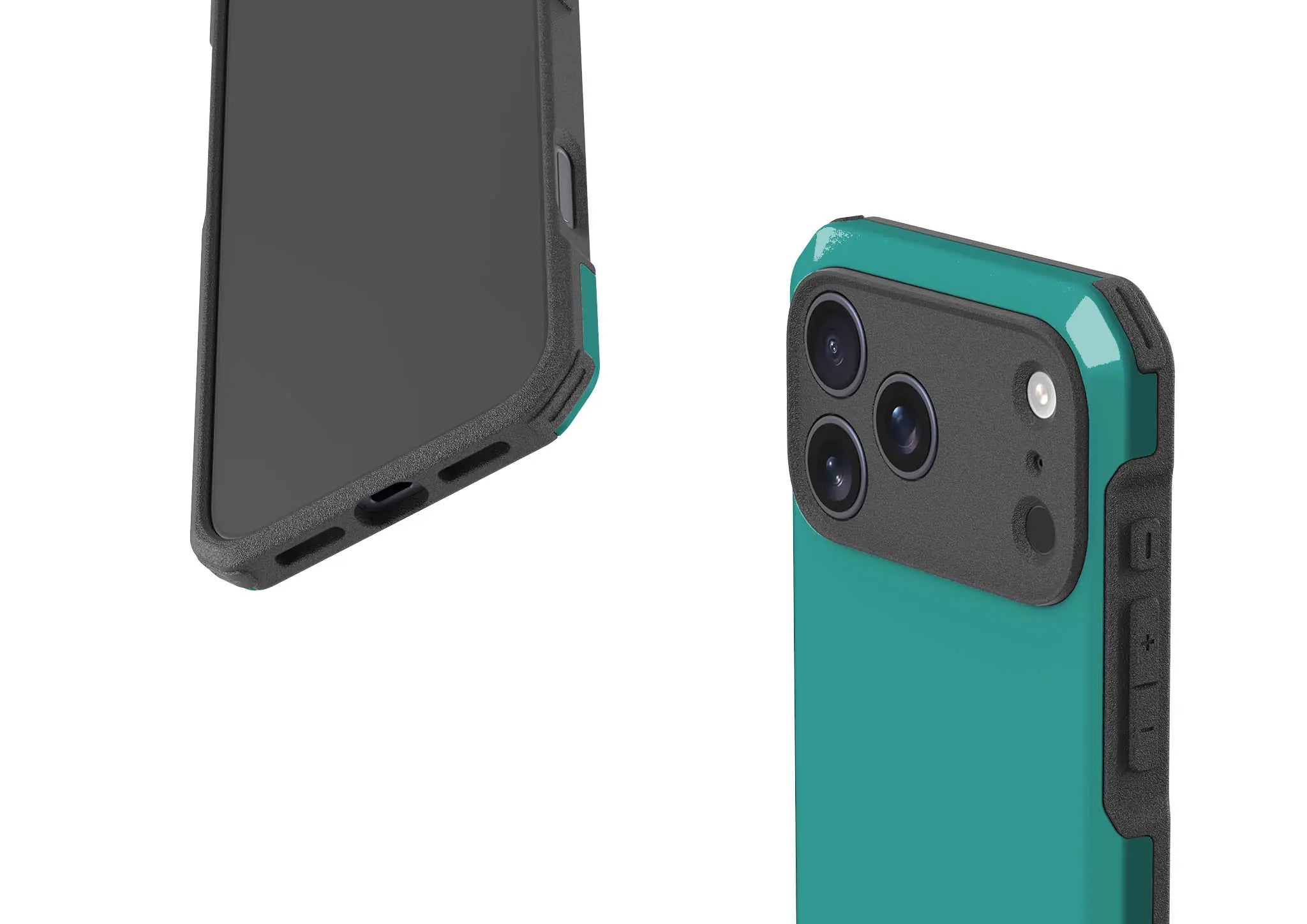 Simple Range Teal — Impact Armour MagSafe Case for iPhone — Finnaij