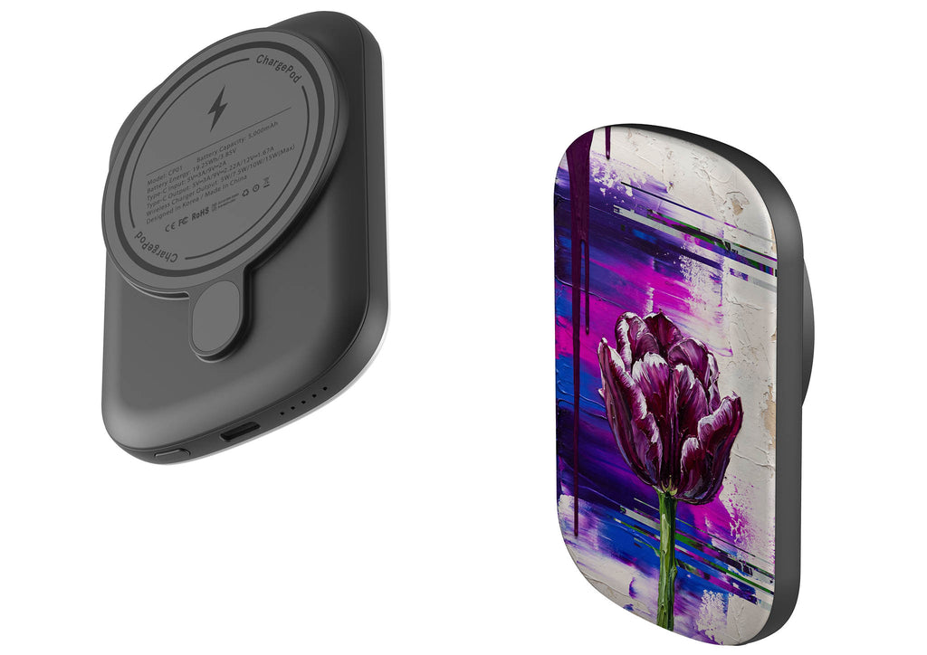 Single Dramatic Tulip by Frida Lövström — MagSafe CHARGEPOD — Finnaij