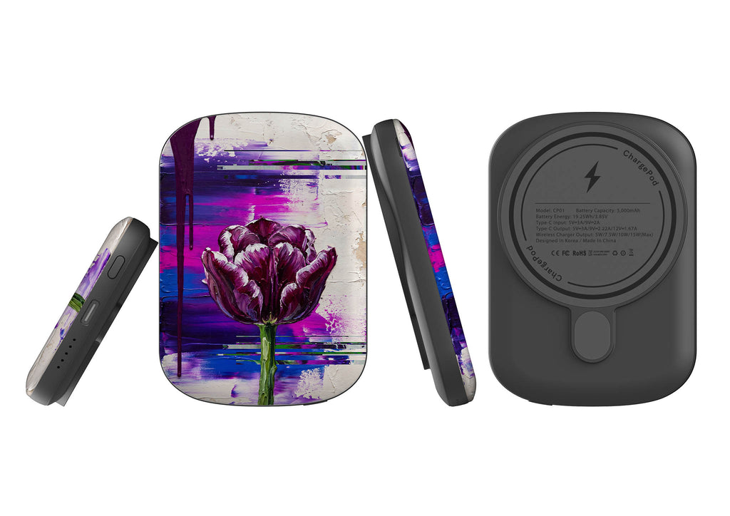 Single Dramatic Tulip by Frida Lövström — MagSafe CHARGEPOD — Finnaij