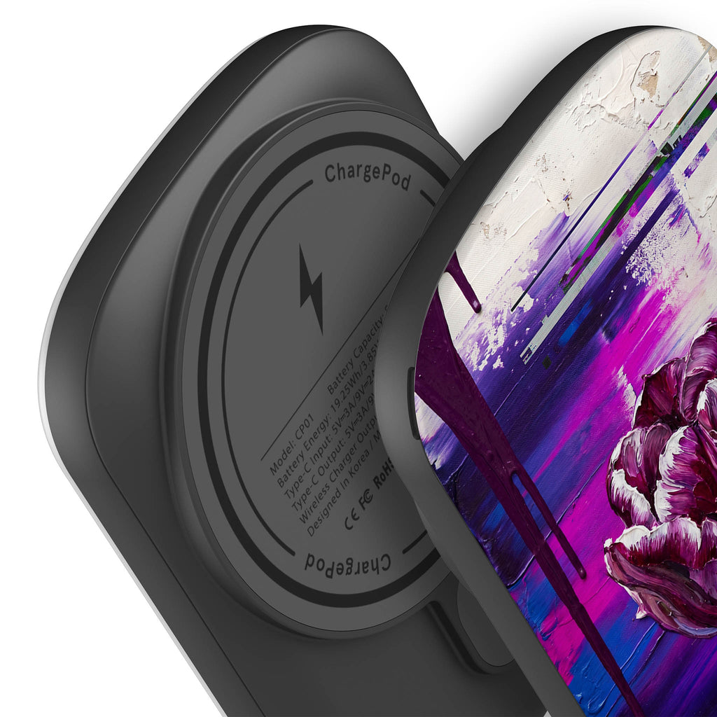 Single Dramatic Tulip by Frida Lövström — MagSafe CHARGEPOD — Finnaij