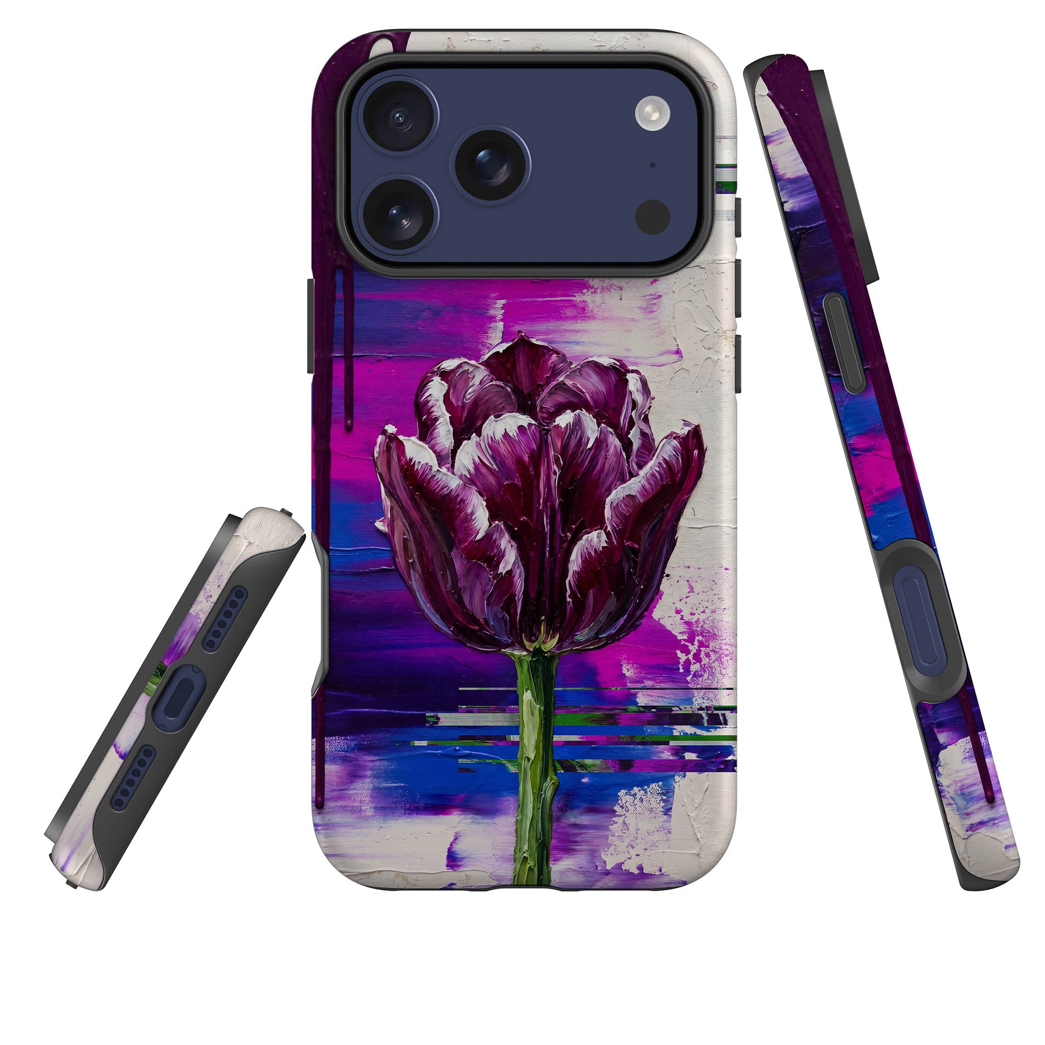 Single Dramatic Tulip by Frida Lövström — Tough Case for iPhone — Finnaij