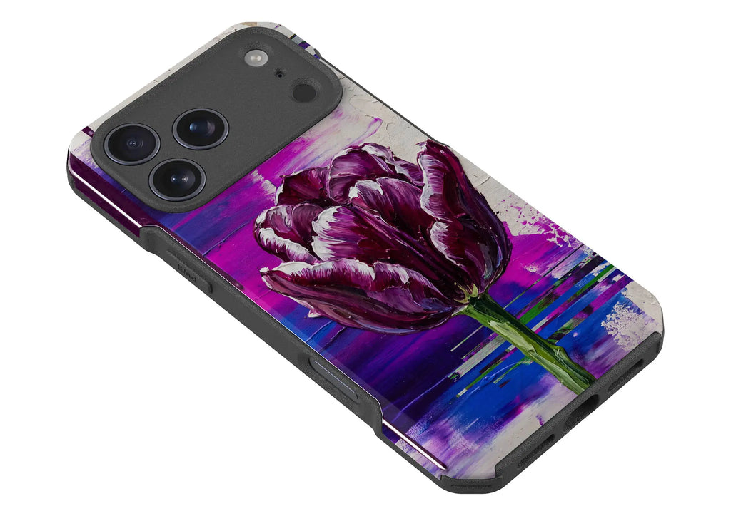 Single Dramatic Tulip by Frida Lövström — Impact Armour MagSafe Case for iPhone — Finnaij