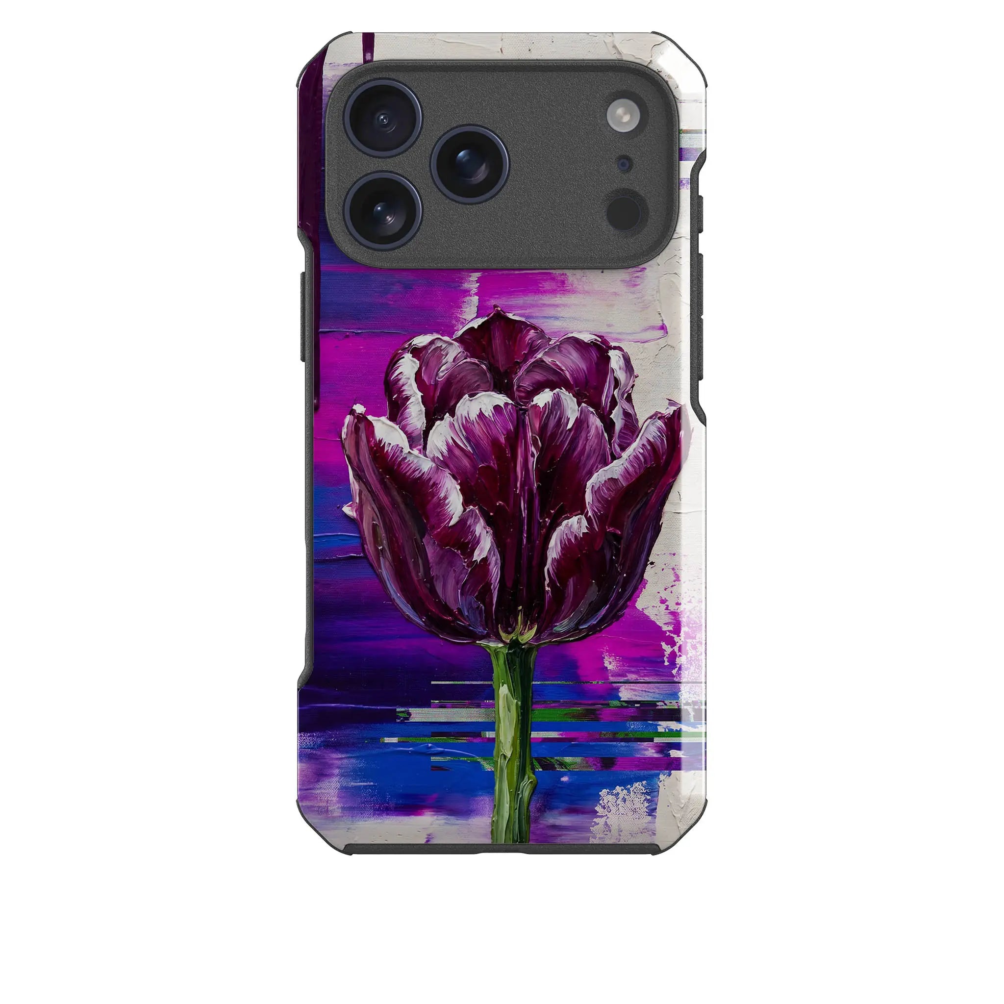 Single Dramatic Tulip by Frida Lövström — Impact Armour MagSafe Case for iPhone — Finnaij