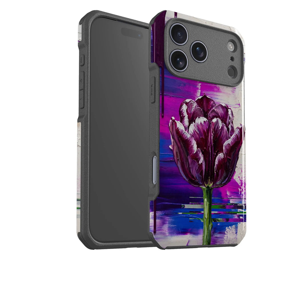 Single Dramatic Tulip by Frida Lövström — Impact Armour MagSafe Case for iPhone — Finnaij