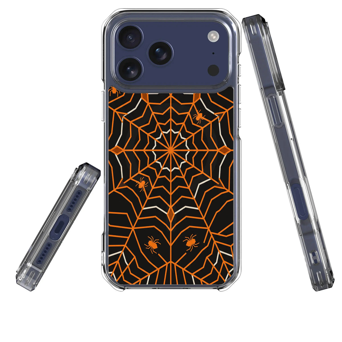Spider Runo — Magsafe Clear Impact Case for iPhone — Three Quarter — Finnaij