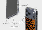 Stripes of the Wild — Magsafe Clear Impact Case for iPhone — Finnaij