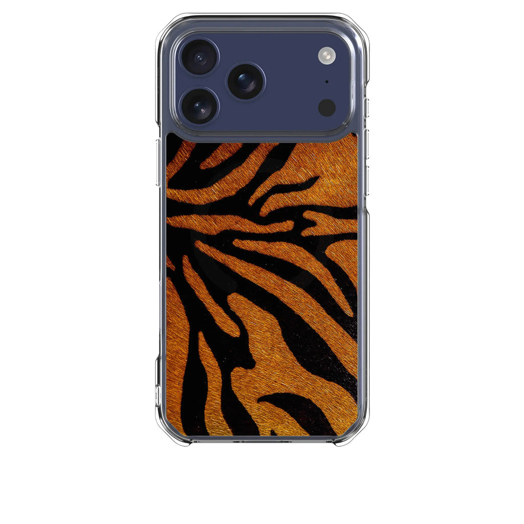 Stripes of the Wild — Magsafe Clear Impact Case for iPhone — Finnaij