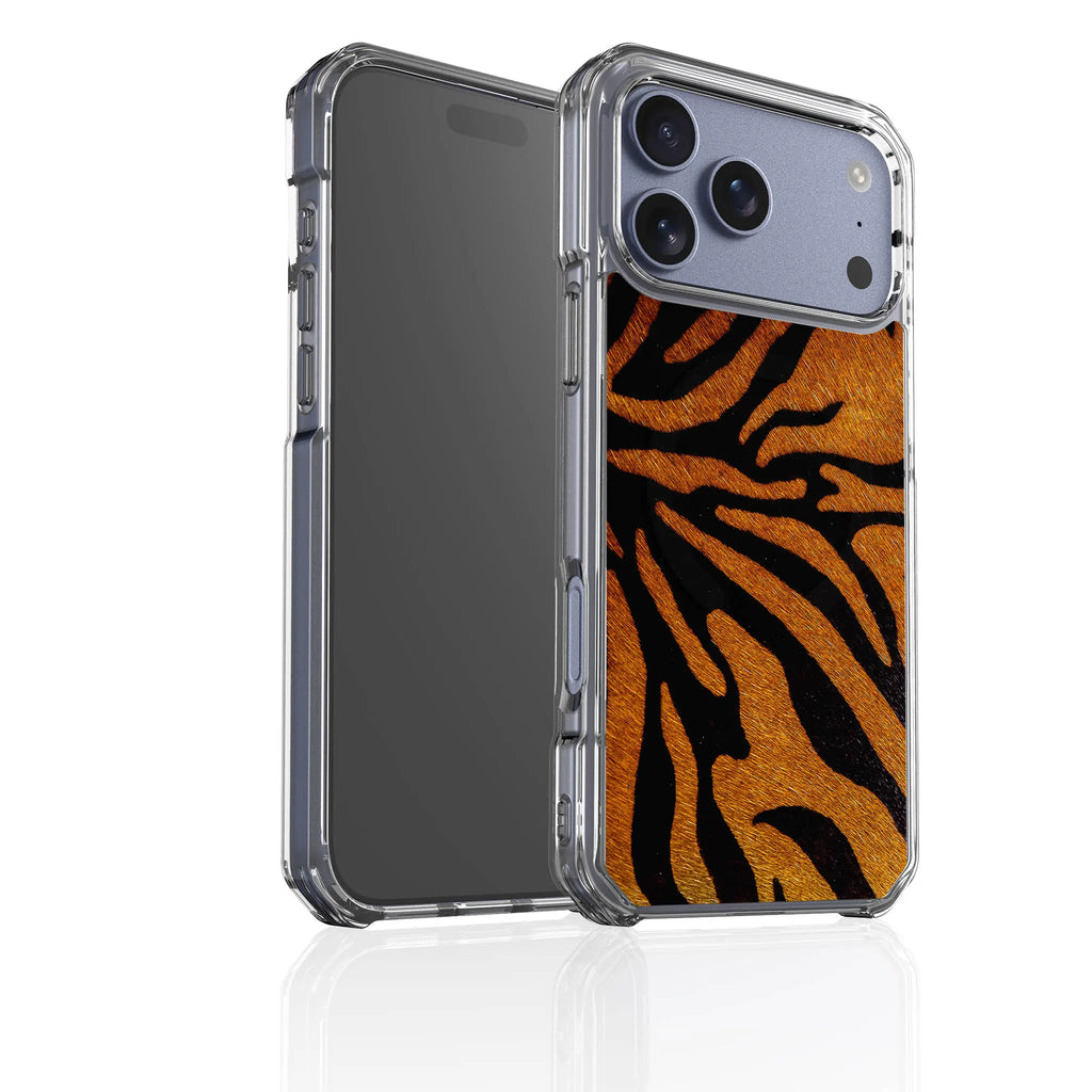 Stripes of the Wild — Magsafe Clear Impact Case for iPhone — Finnaij