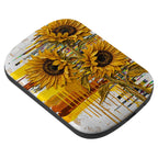 Sunflowers with Abstract Golden Chaos by Frida Lövström — MagSafe CHARGEPOD — Finnaij