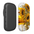 Sunflowers with Abstract Golden Chaos by Frida Lövström — MagSafe CHARGEPOD — Finnaij