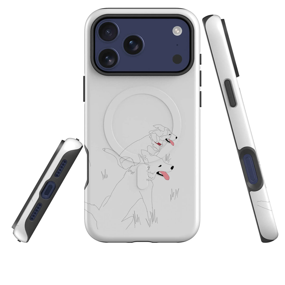 Sunny and Kit Kat by Keagan Haight — Magsafe Tough Case for iPhone — Three Quarter — Finnaij