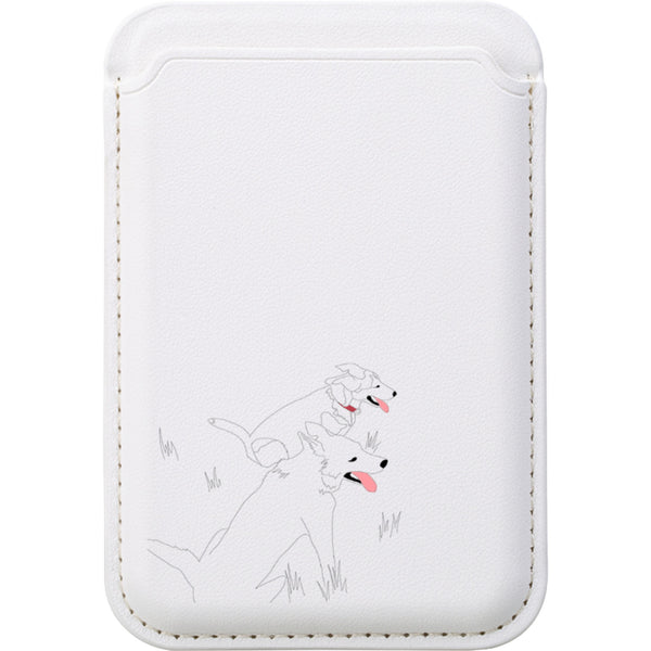 Sunny and Kit Kat by Keagan Haight - White Magsafe Wallet