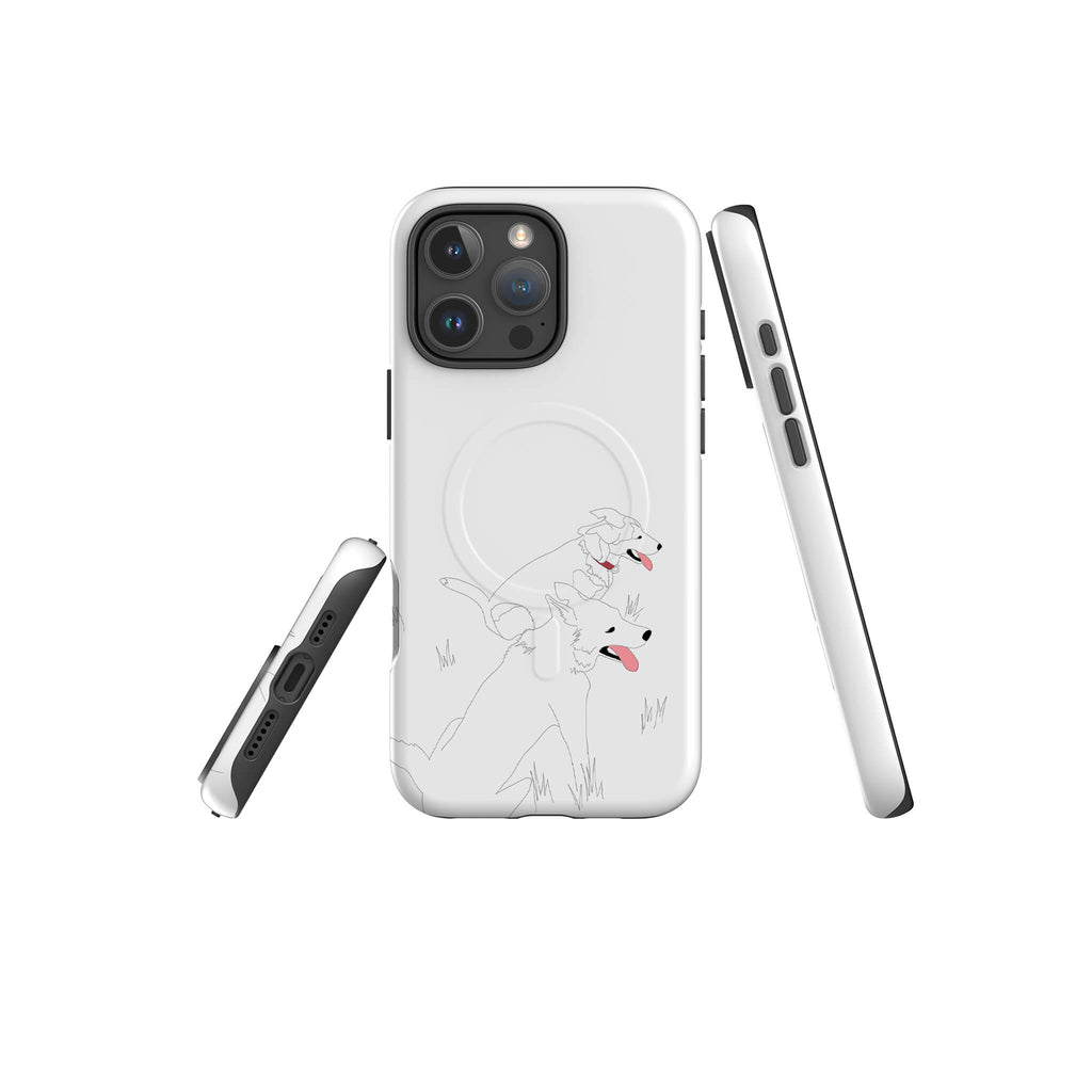 Sunny and Kit Kat by Keagan Haight — Magsafe Tough Case for iPhone — Three Quarter — Finnaij
