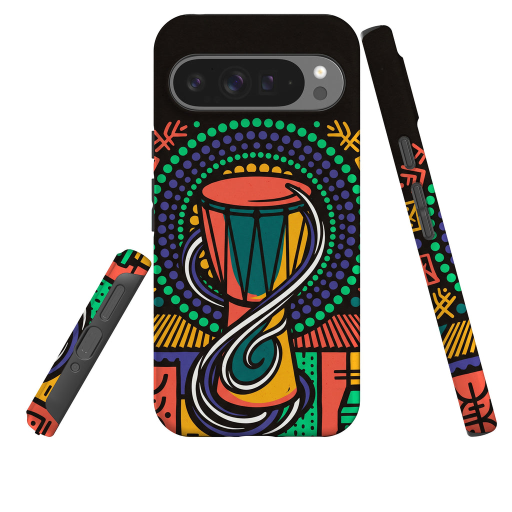 Talking Drum Halo by Ada Okoye Tough Case for Google Pixel — Finnaij