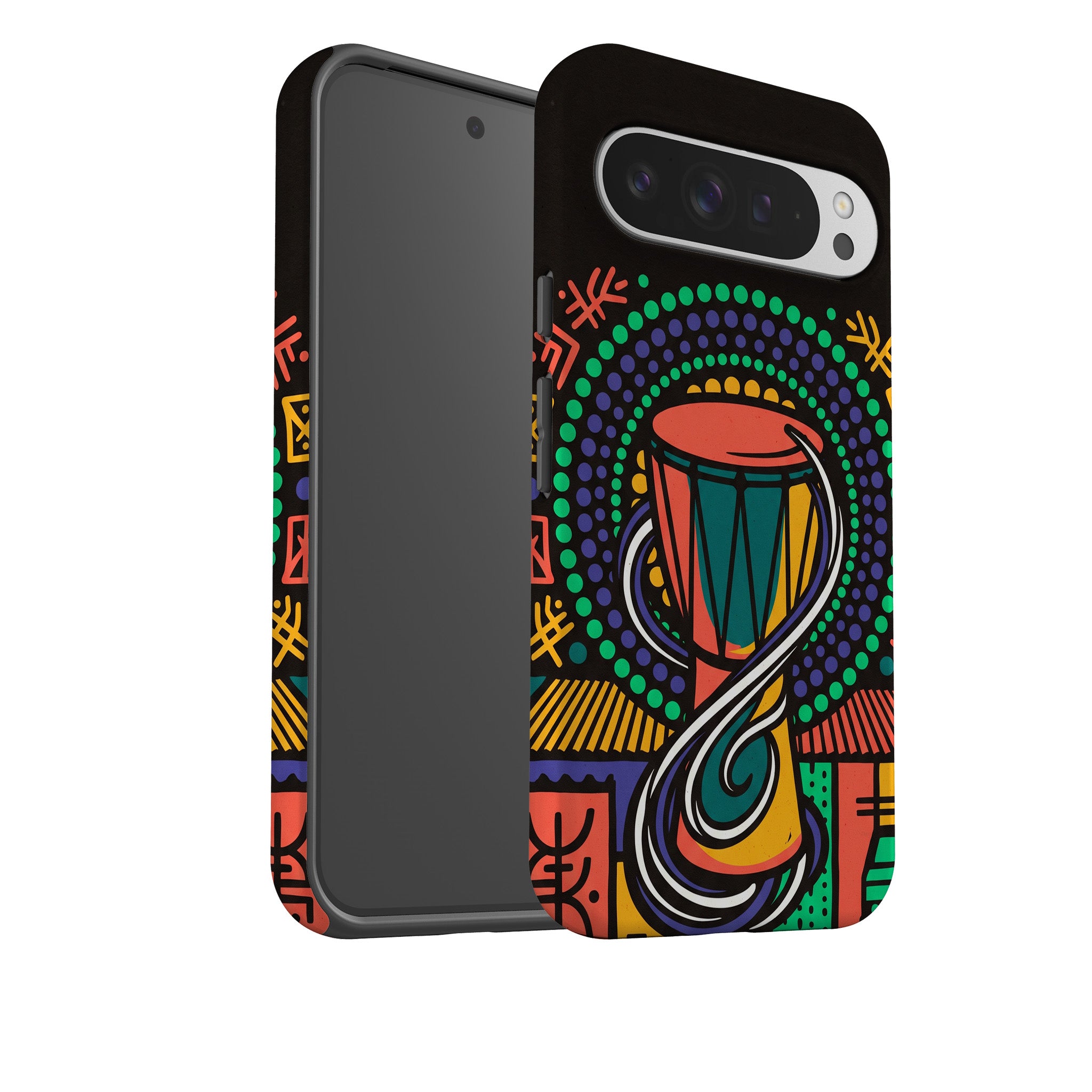 Talking Drum Halo by Ada Okoye Tough Case for Google Pixel — Finnaij