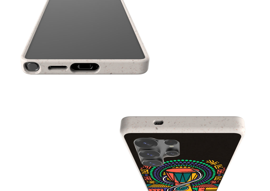 Talking Drum Halo by Ada Okoye Bio-degradable Case for Samsung Galaxy — Finnaij