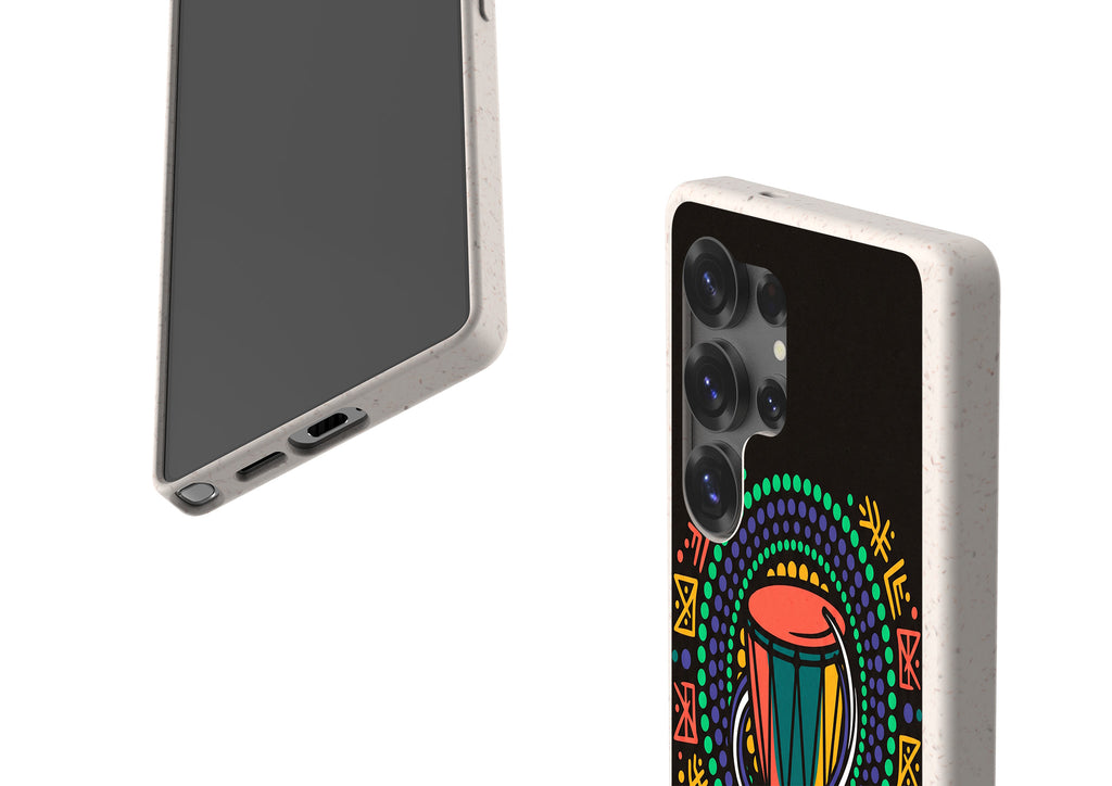 Talking Drum Halo by Ada Okoye Bio-degradable Case for Samsung Galaxy — Finnaij