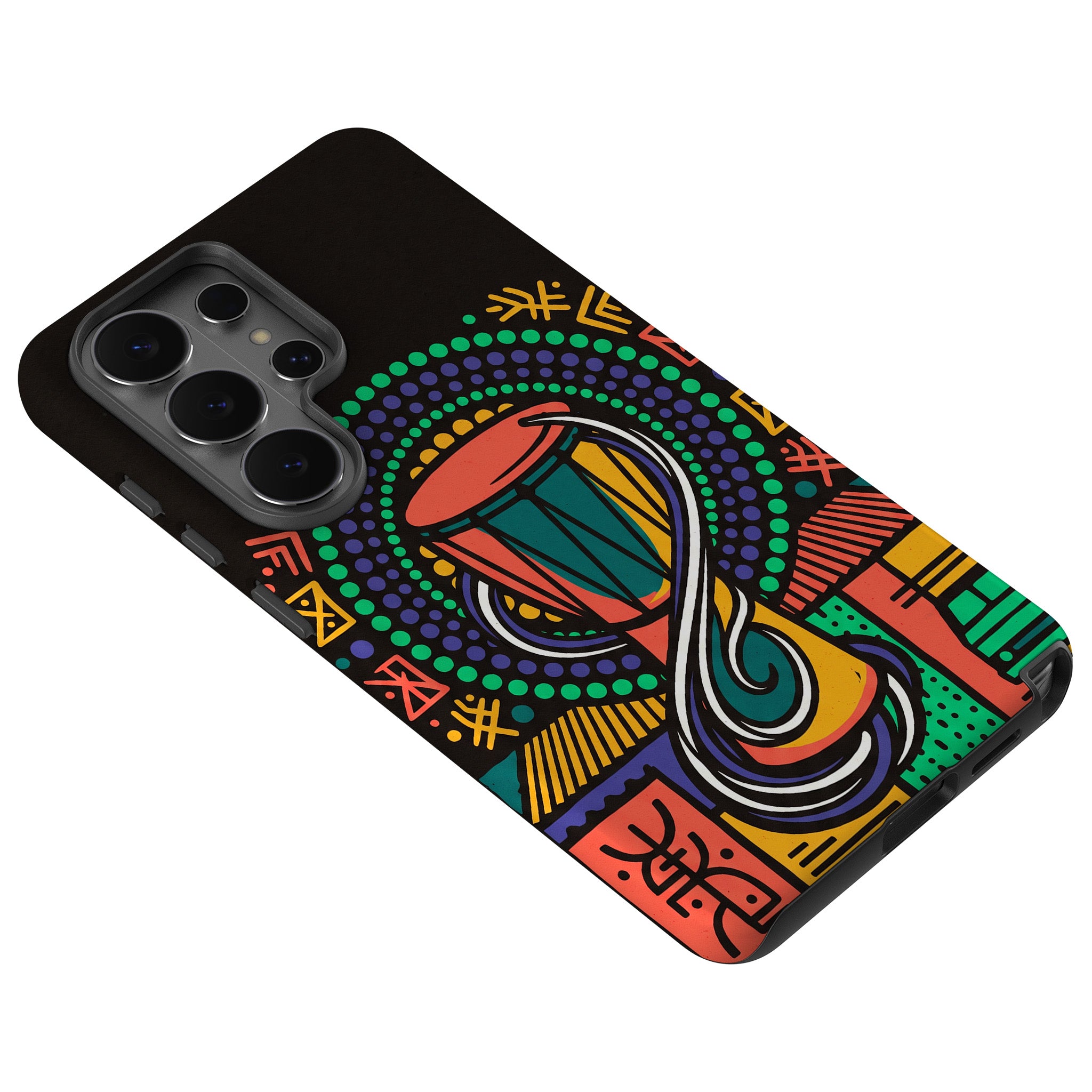 Talking Drum Halo by Ada Okoye Tough Case for Samsung Galaxy — Finnaij