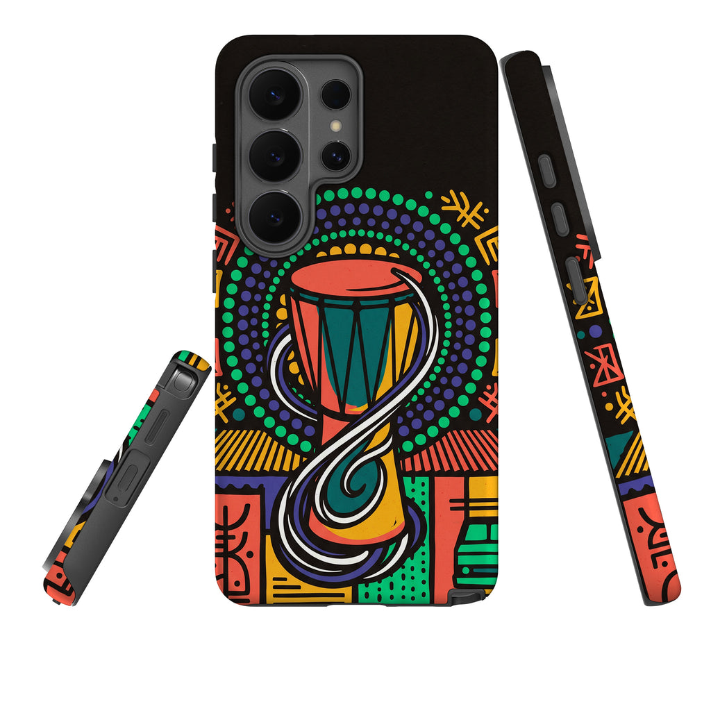 Talking Drum Halo by Ada Okoye Tough Case for Samsung Galaxy — Finnaij