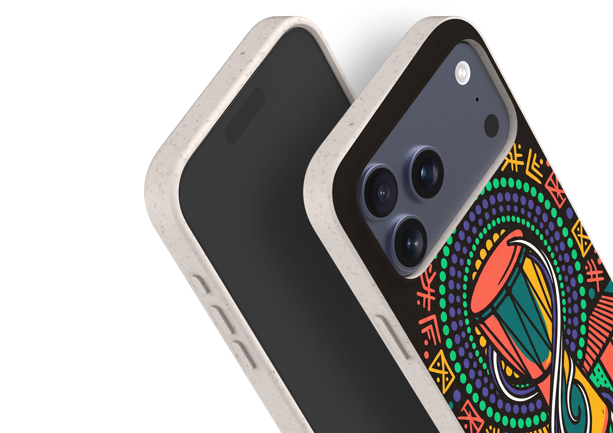Talking Drum Halo by Ada Okoye — iPhone Bio-degradable Case — Finnaij