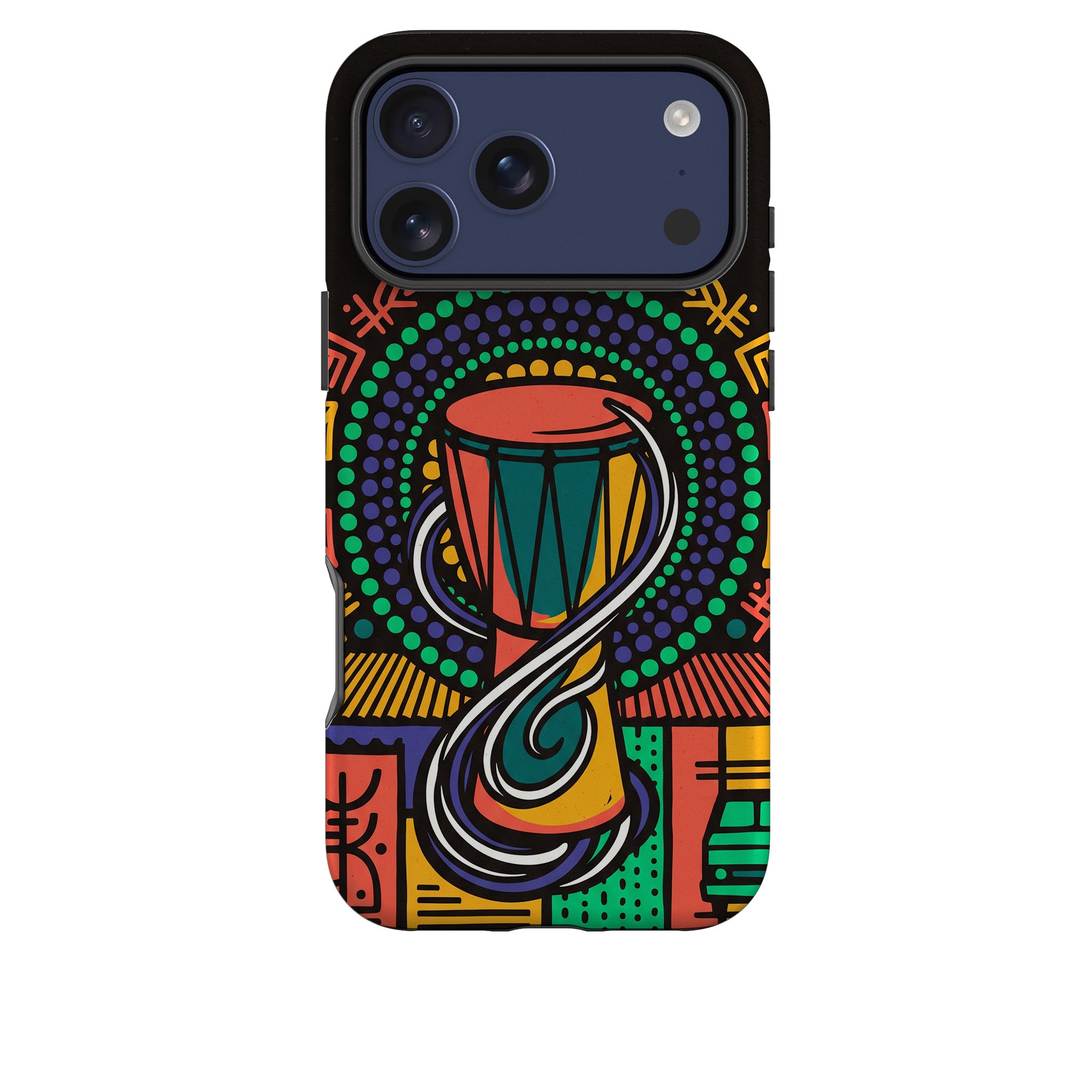 Talking Drum Halo by Ada Okoye Tough Case for iPhone — Finnaij