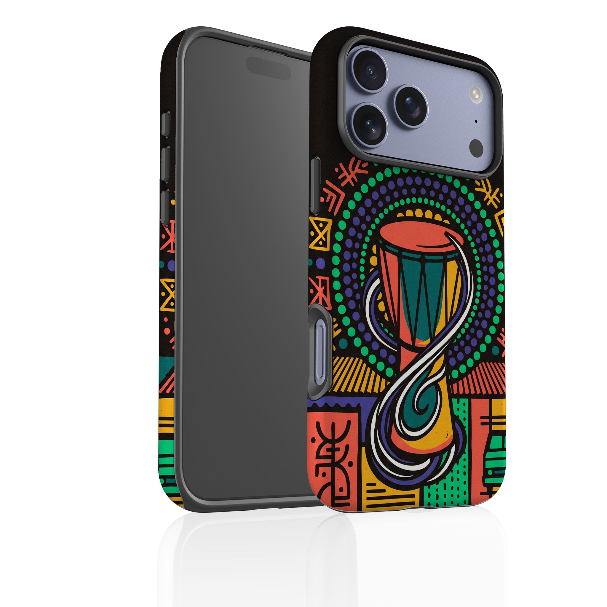 Talking Drum Halo by Ada Okoye Tough Case for iPhone — Finnaij