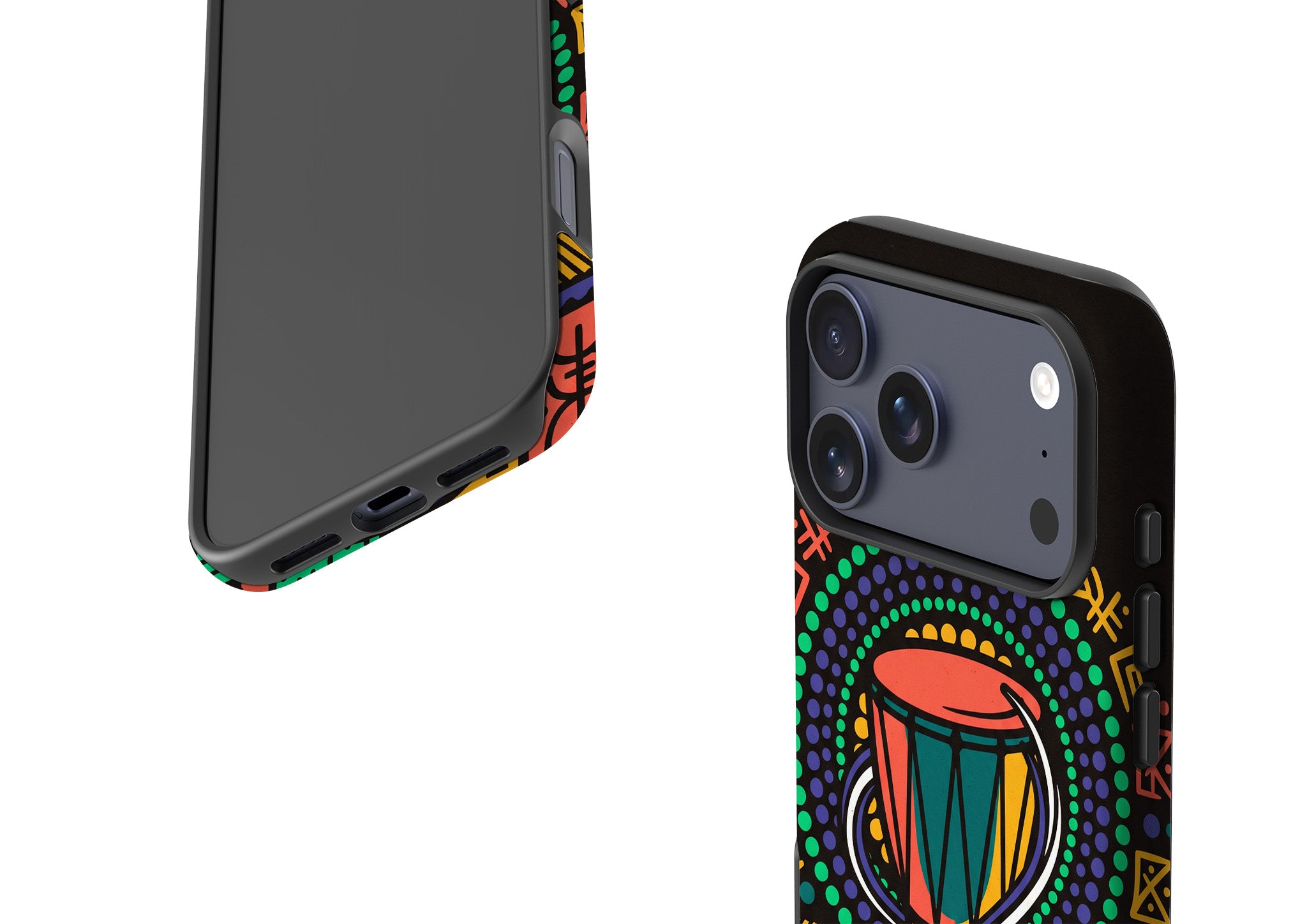 Talking Drum Halo by Ada Okoye - iPhone Tough Case
