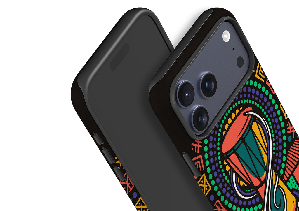 Talking Drum Halo by Ada Okoye Tough Case for iPhone — Finnaij