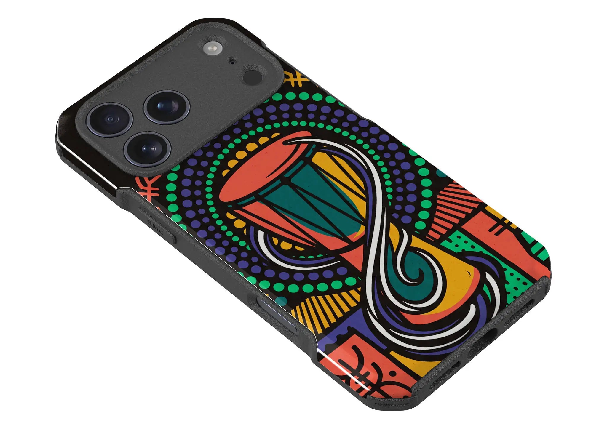 Talking Drum Halo by Ada Okoye — Impact Armour MagSafe Case for iPhone — Finnaij
