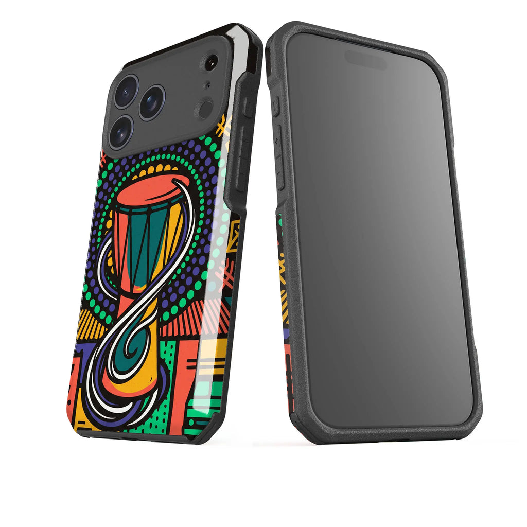 Talking Drum Halo by Ada Okoye — Impact Armour MagSafe Case for iPhone — Finnaij