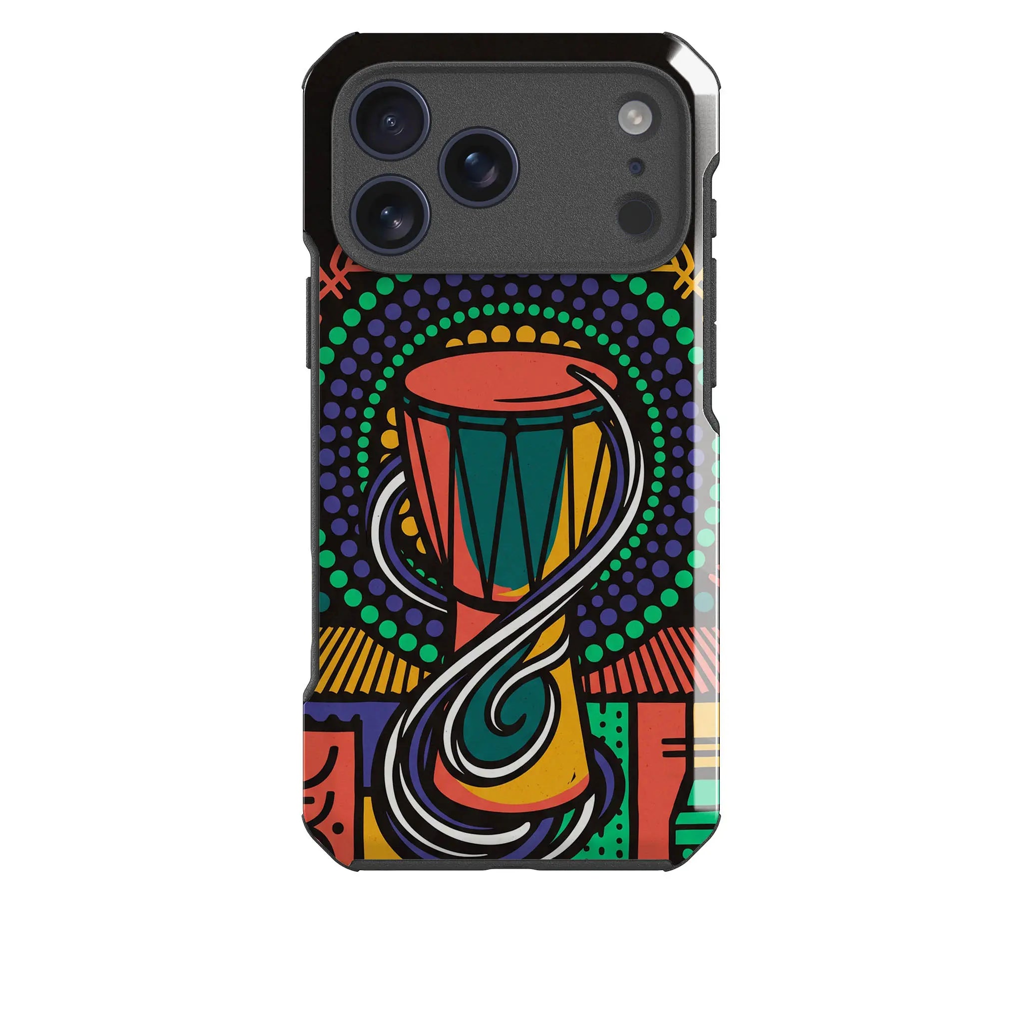Talking Drum Halo by Ada Okoye — Impact Armour MagSafe Case for iPhone — Finnaij
