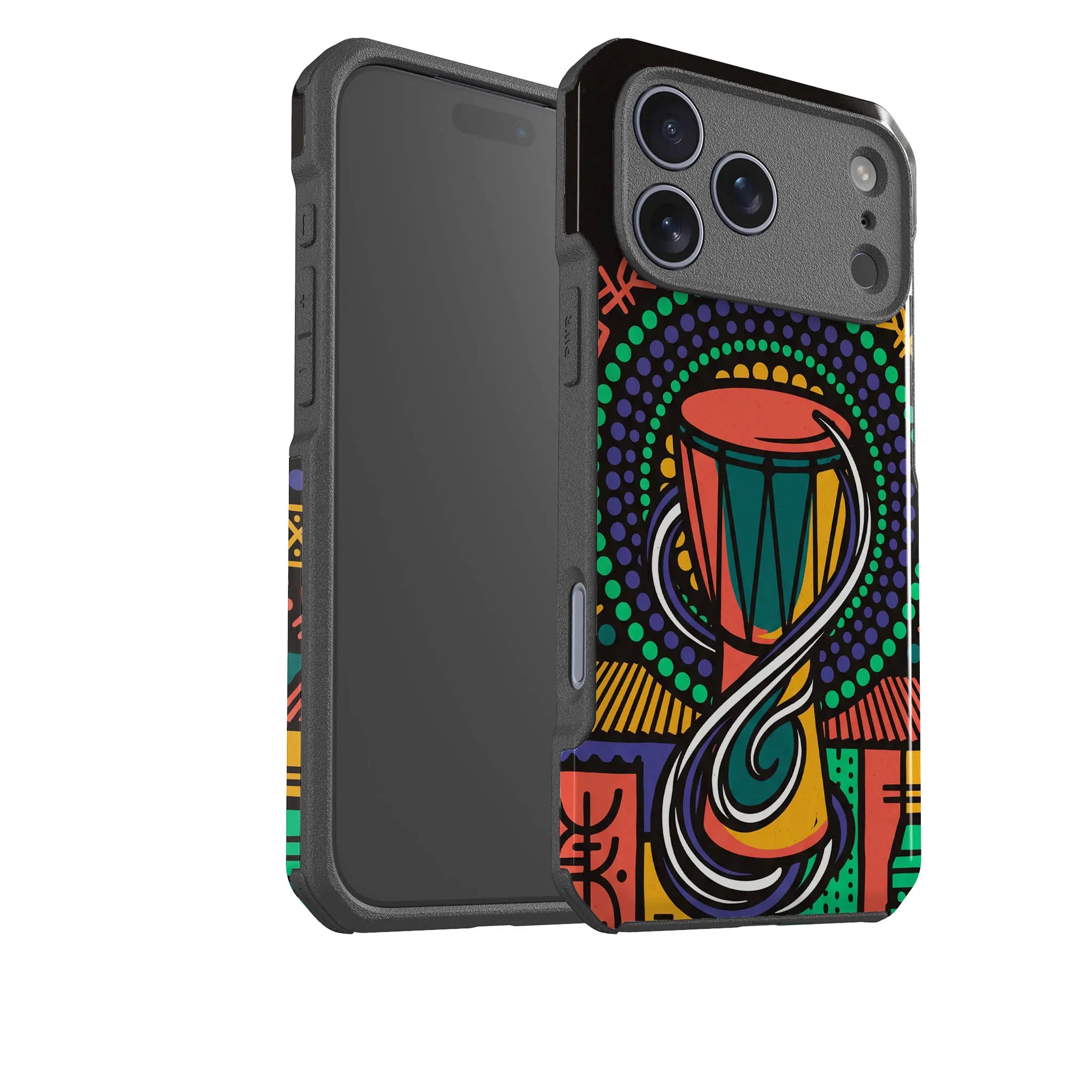 Talking Drum Halo by Ada Okoye — Impact Armour MagSafe Case for iPhone — Finnaij