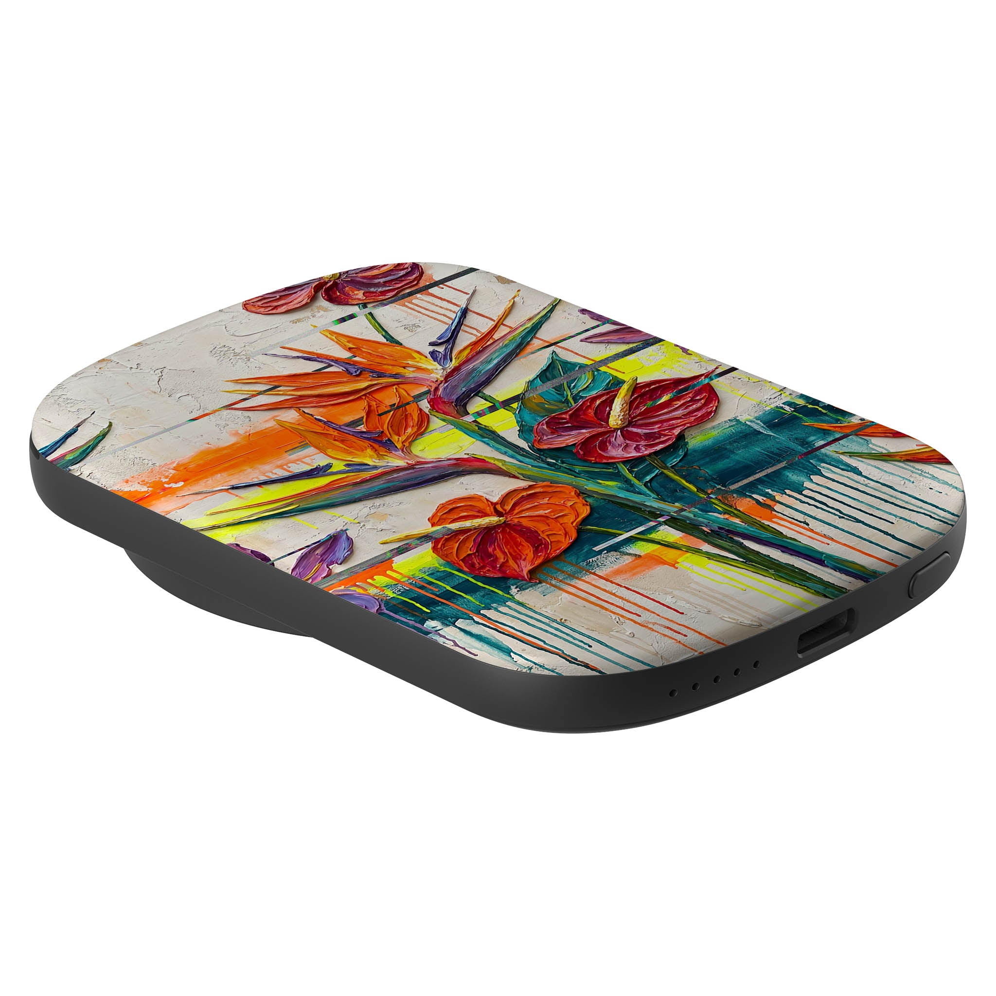 Tropical Flowers by Frida Lövström — MagSafe CHARGEPOD — Finnaij