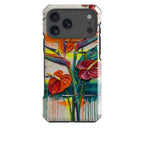 Tropical Flowers by Frida Lövström — Impact Armour MagSafe Case for iPhone — Finnaij