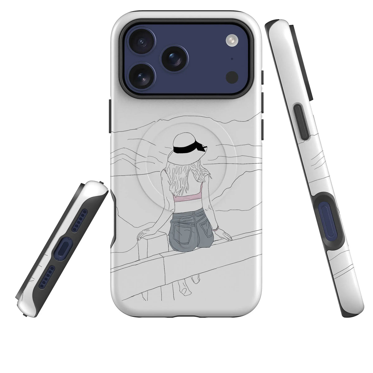 Vacay by Keagan Haight — Magsafe Tough Case for iPhone — Three Quarter — Finnaij