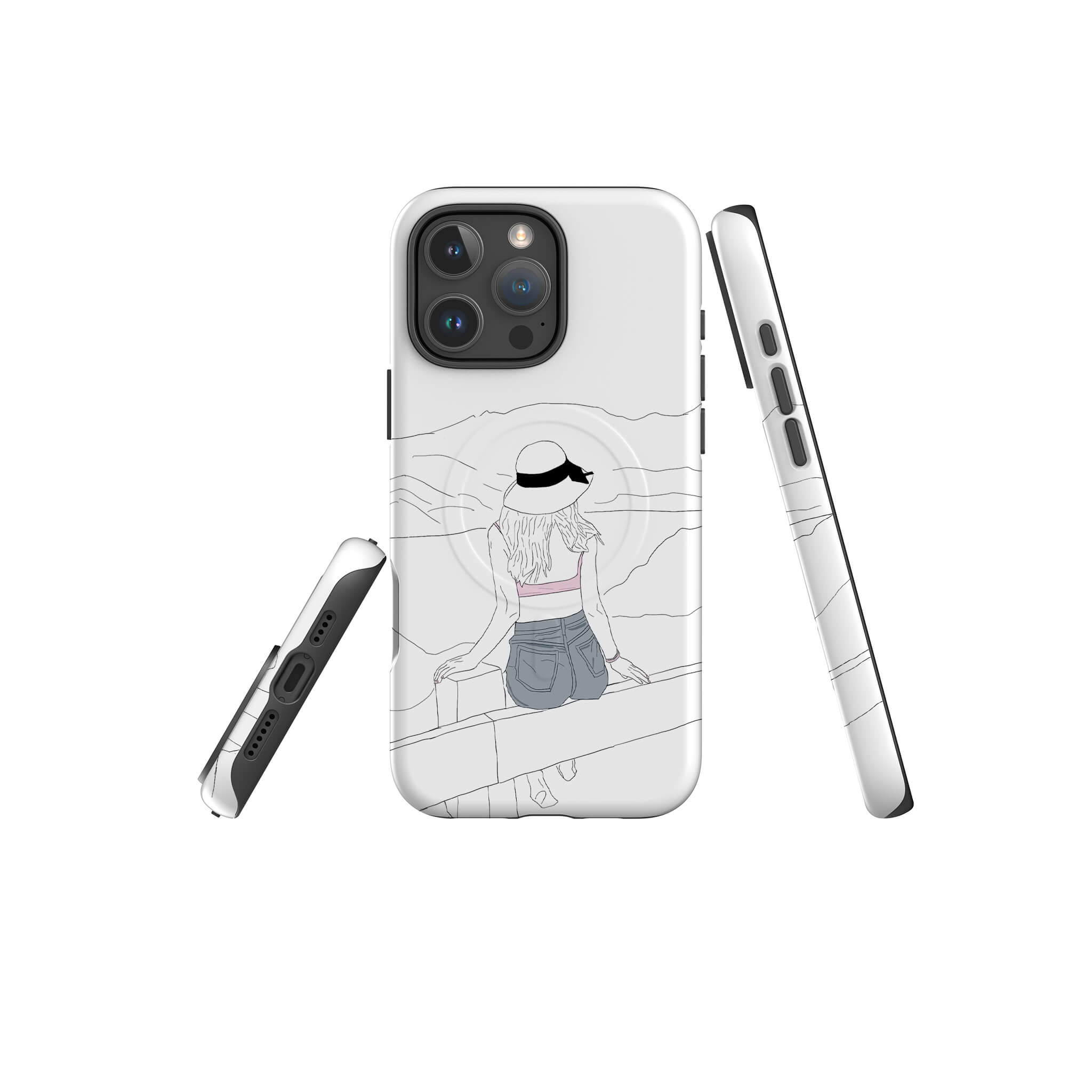 Vacay by Keagan Haight — Magsafe Tough Case for iPhone — Three Quarter — Finnaij